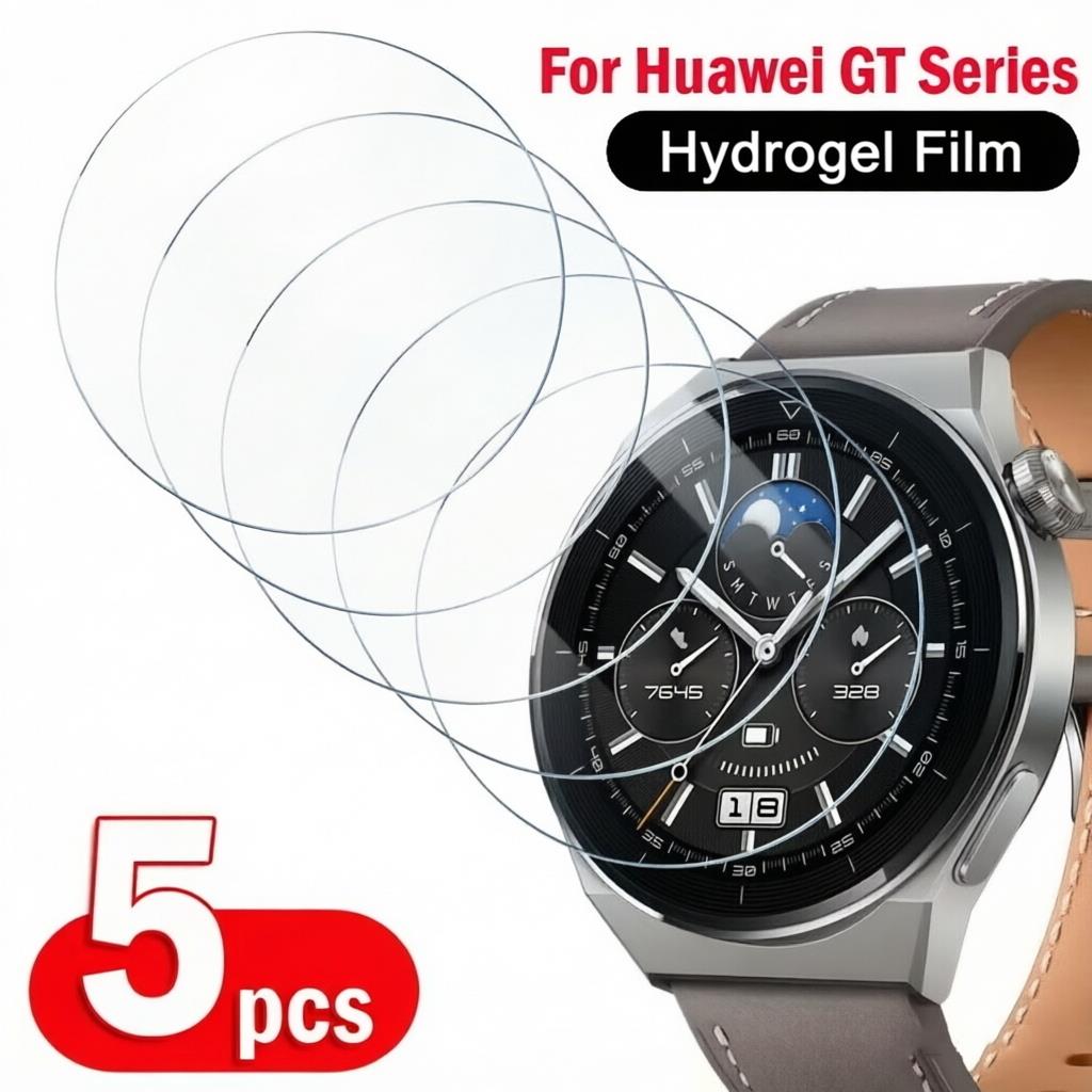 Hydrogel Screen Protector - 5-1Pcs Soft Hydrogel Film for Huawei