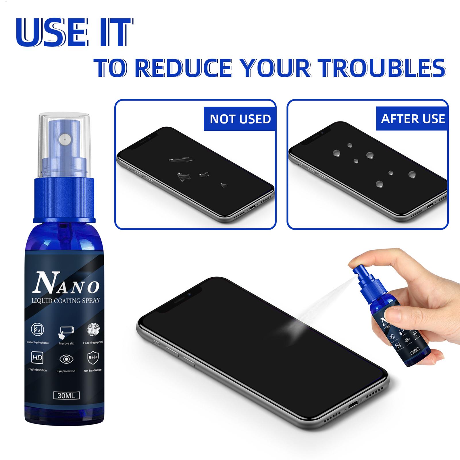 Anti-Scratch Coating Protectio - Oleophobic Coating Spray บทวิจารณ์และราคา