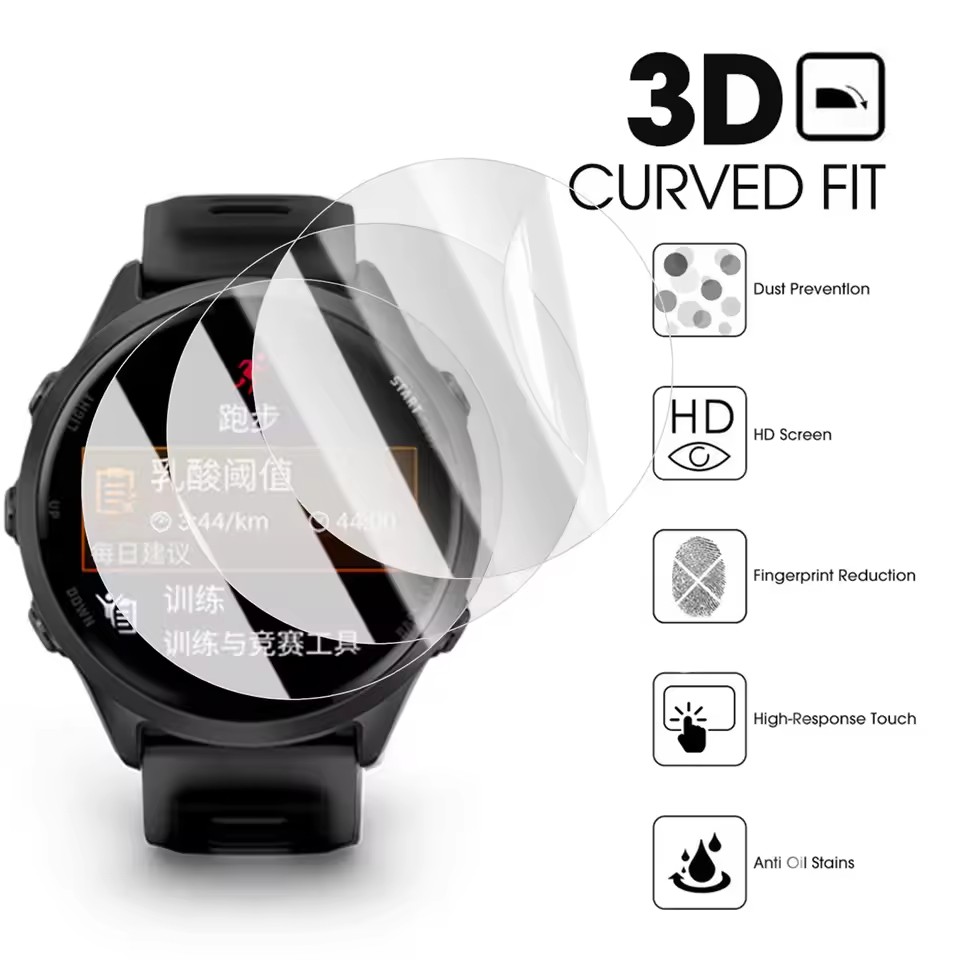 1-3Pcs Hydrogel Film For Garmi - Smartwatch Screen Film บทวิจารณ์และราคา