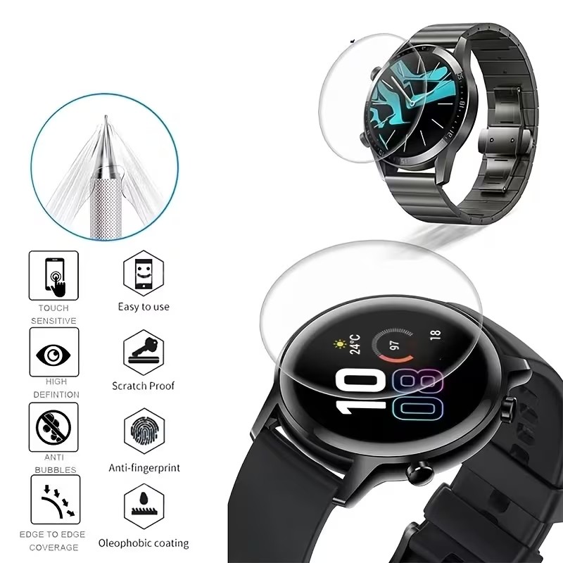 1-3Pcs Hydrogel Film For Garmi - Smartwatch Screen Film บทวิจารณ์และราคา