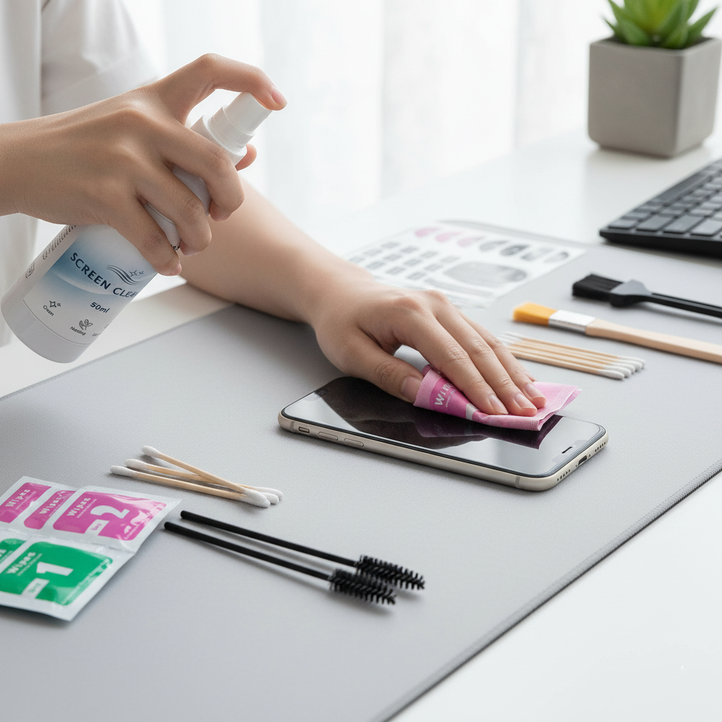 Phone & Tablet Screen Cleaning - Dust Removal Sticker บทวิจารณ์และราคา