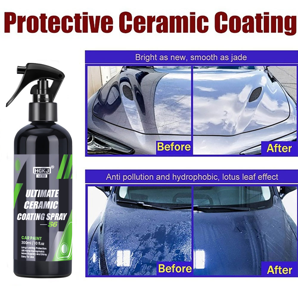 HGKJ S6 Ultimate Car Paint Pol - Oleophobic Coating Spray บทวิจารณ์และราคา