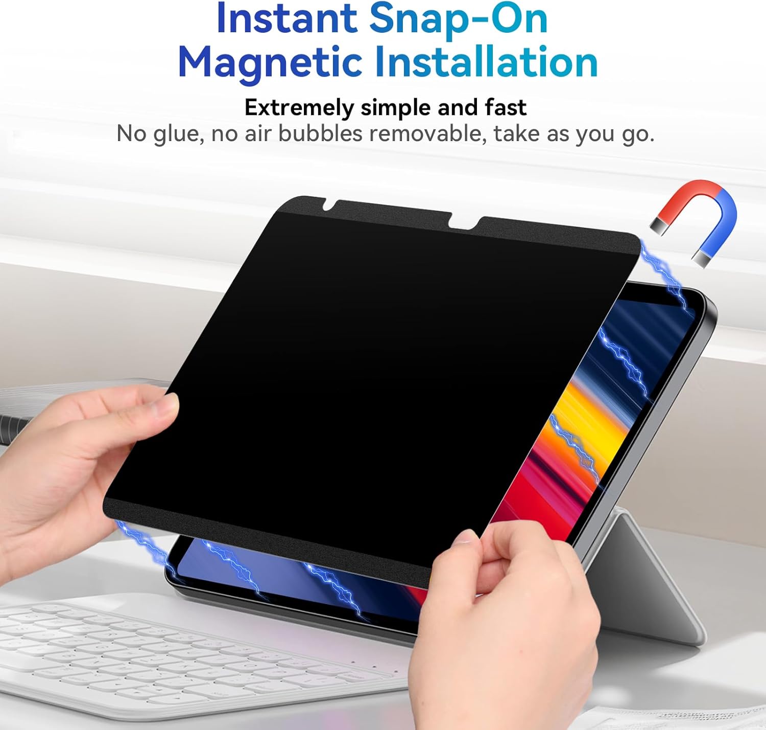 Magnetic Privacy Screen Protec - Anti Blue Light Film บทวิจารณ์และราคา