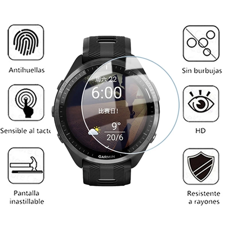 Tempered Glass For Garmin Fore - Tempered Glass Screen 9H บทวิจารณ์และราคา