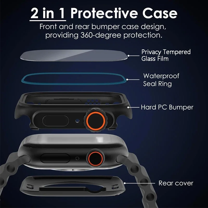 Privacy Glass+Case for Apple W - Privacy Screen Protector บทวิจารณ์และราคา
