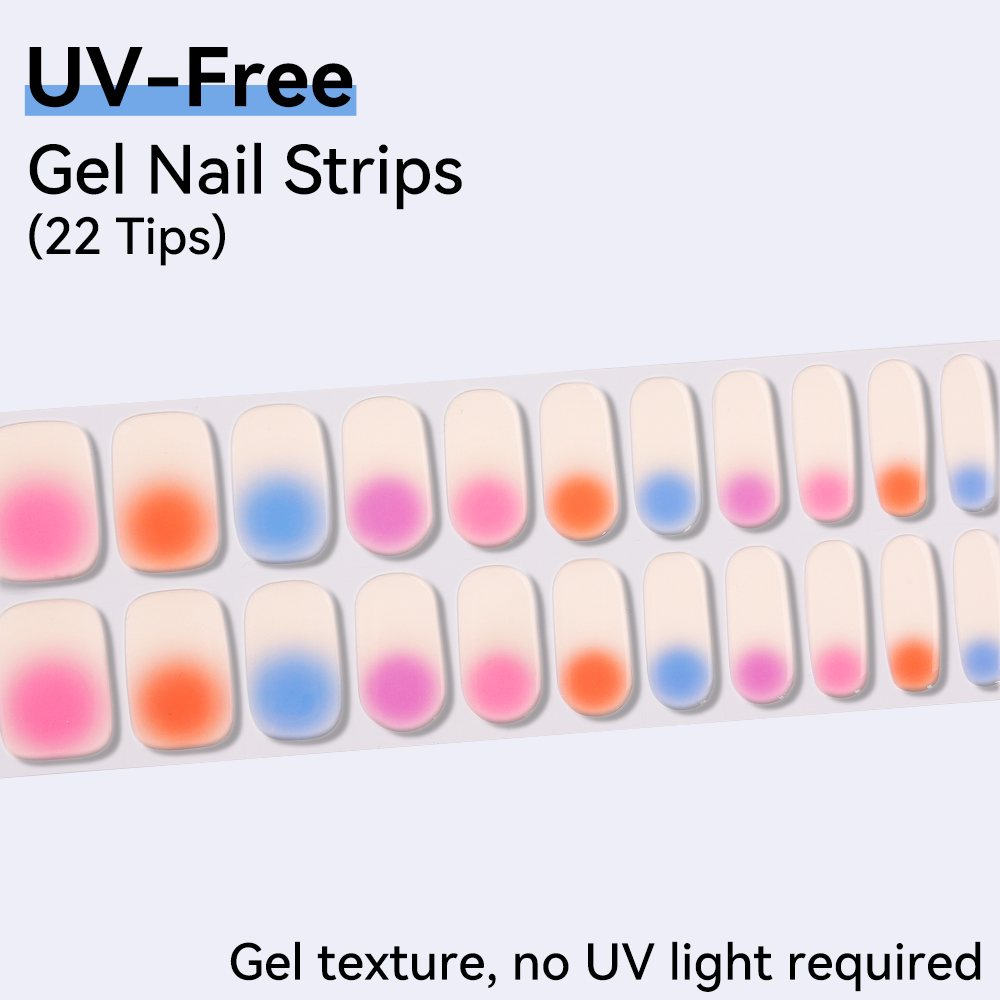 UV-Free Strips Nails Stickers  - Full Cover Adhesive บทวิจารณ์และราคา