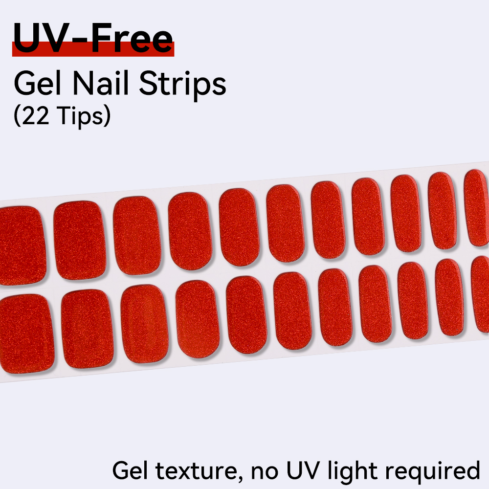 UV-Free Strips Nails Stickers  - Full Cover Adhesive บทวิจารณ์และราคา