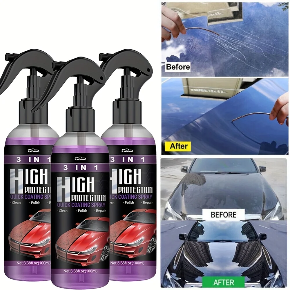 3 in 1 Car Ceramic Liquid Coat - Nano Liquid Coating บทวิจารณ์และราคา
