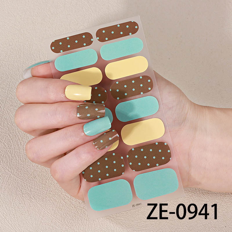 16Tips Full Cover Nail Sticker - Full Cover Adhesive บทวิจารณ์และราคา