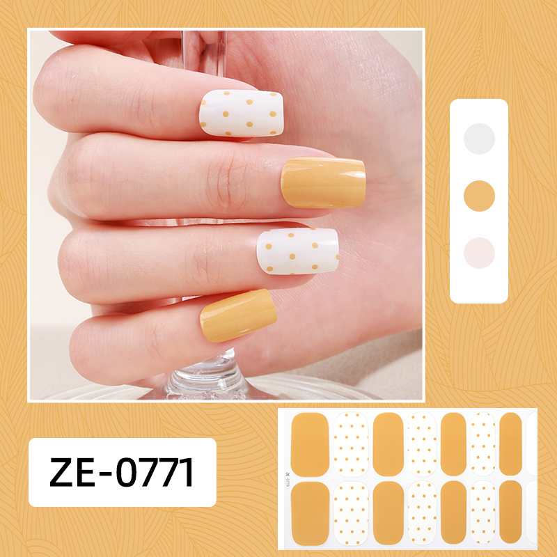 16Tips Full Cover Nail Sticker - Full Cover Adhesive บทวิจารณ์และราคา