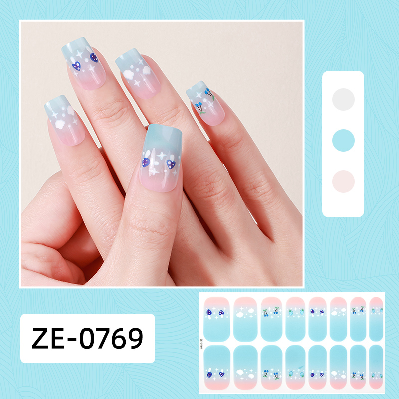 16Tips Full Cover Nail Sticker - Full Cover Adhesive บทวิจารณ์และราคา