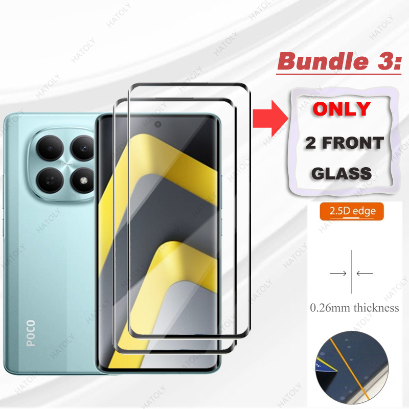 For Xiaomi Poco M8 Glass 3D Ed - Curved Edge Screen บทวิจารณ์และราคา